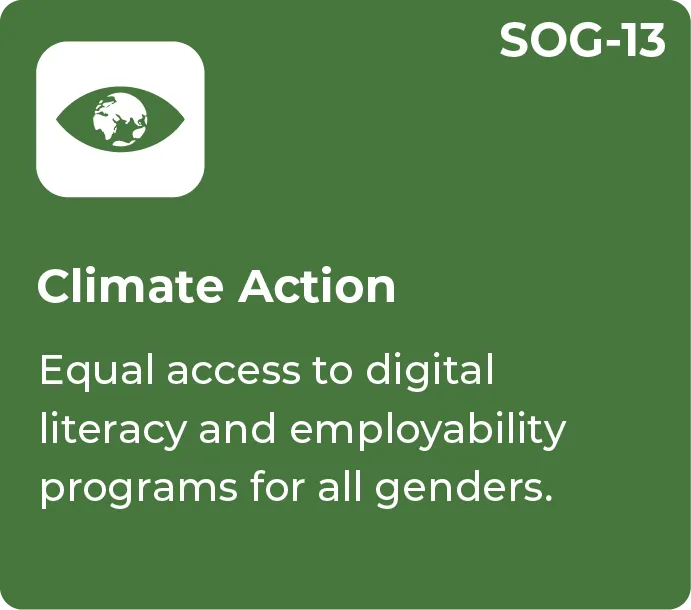 Climate action icon